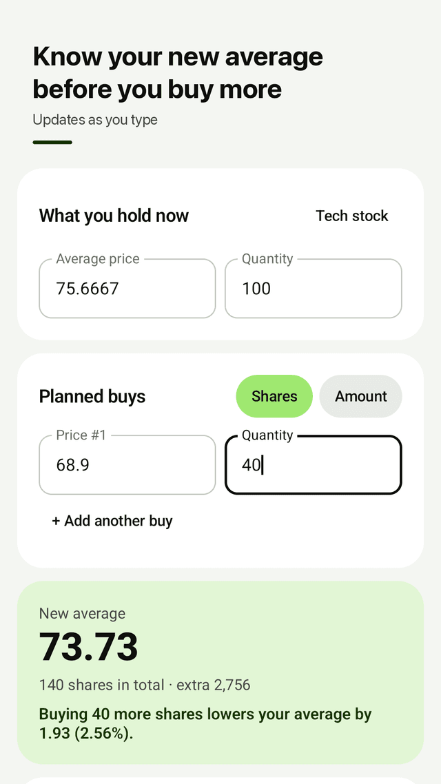 AvgNote screenshot