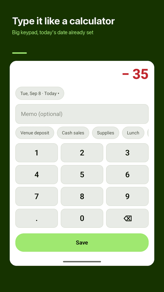 Cashleaf screenshot