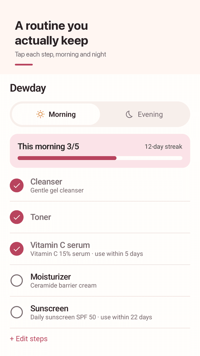 Dewday screenshot