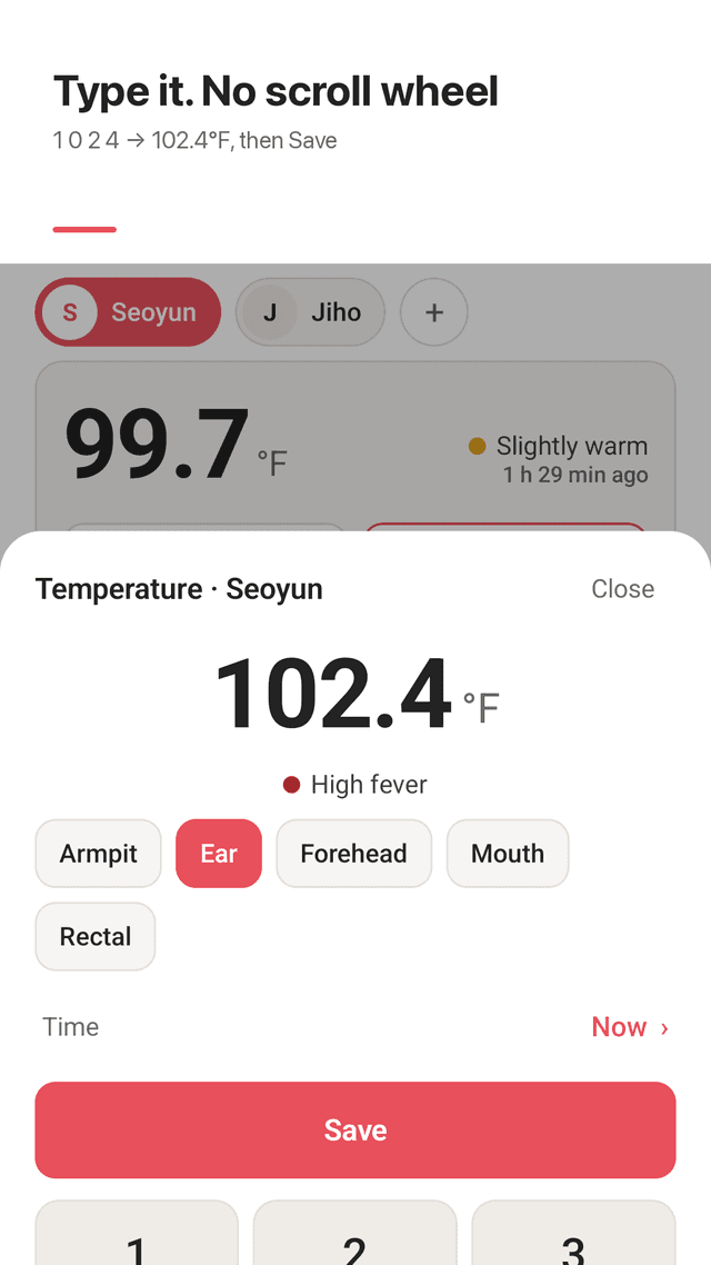 Feverwise screenshot