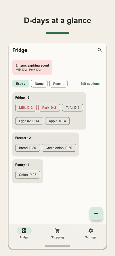 FridgeDay screenshot