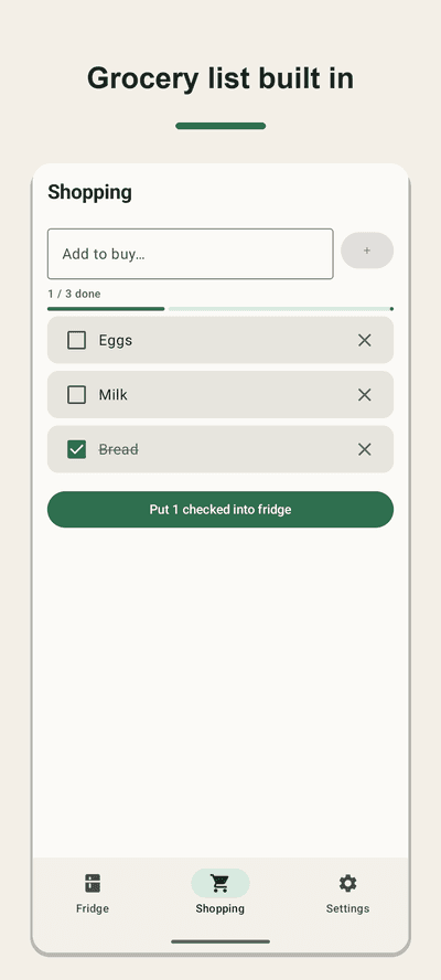 FridgeDay screenshot