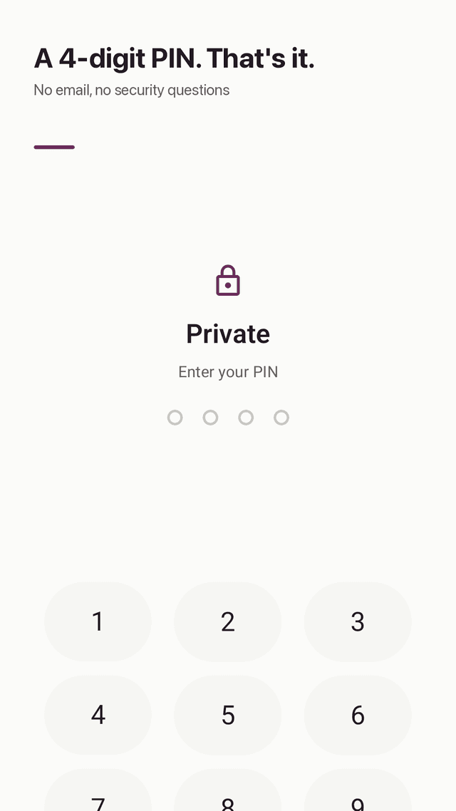 Hidefolio screenshot