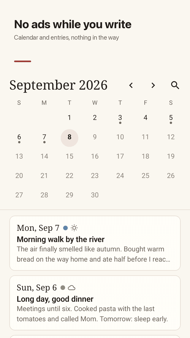 Inkleaf screenshot