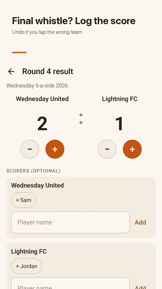 Matchpad screenshot