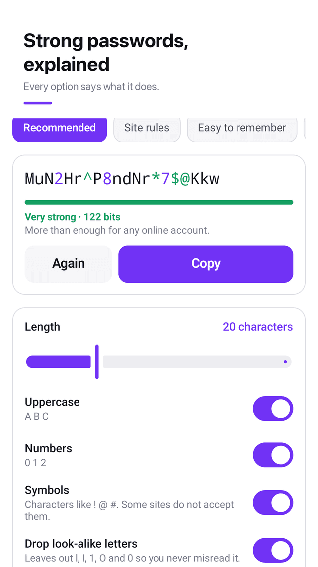 Lockmint screenshot
