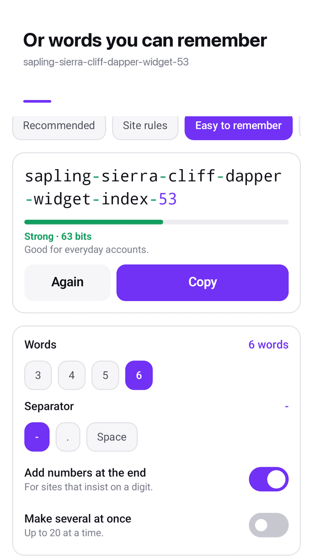 Lockmint screenshot