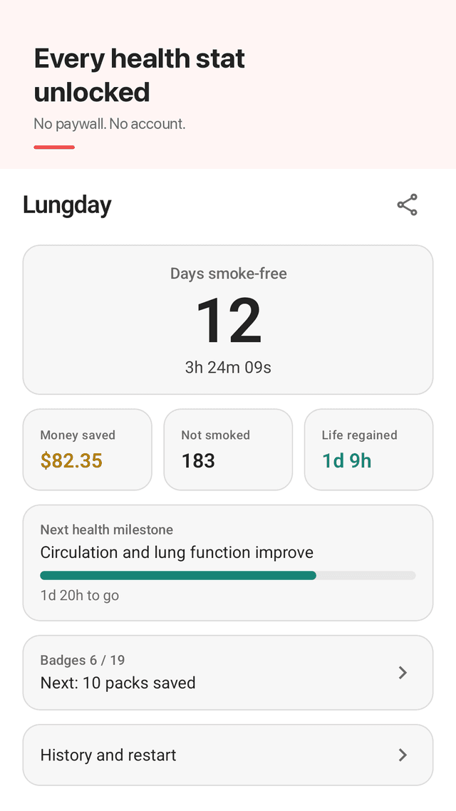 Lungday screenshot