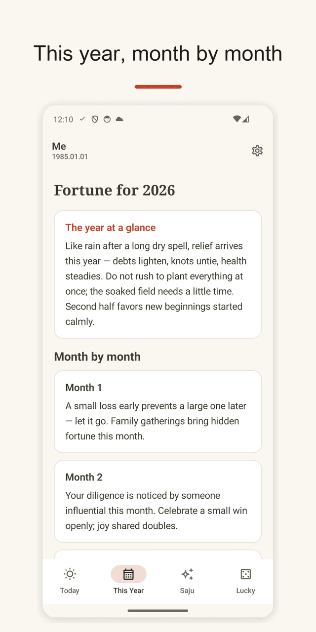 Daily Fortune screenshot