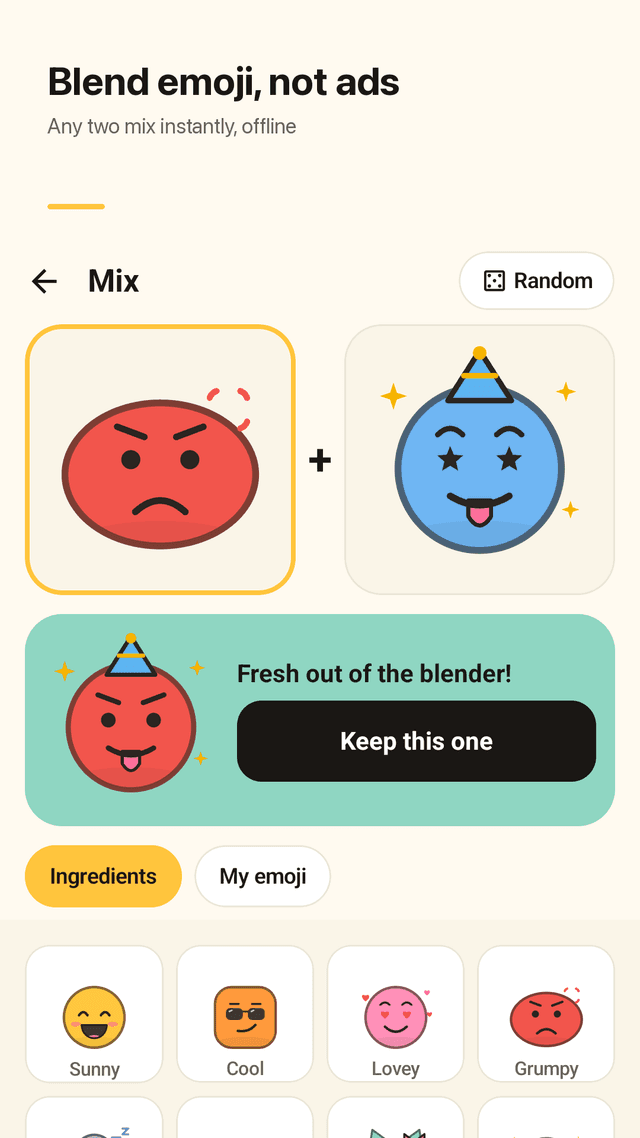 Mojiblend screenshot