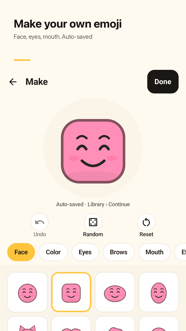 Mojiblend screenshot