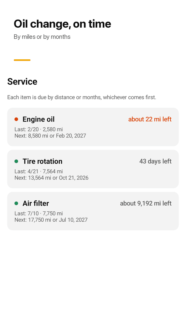 Odonote screenshot