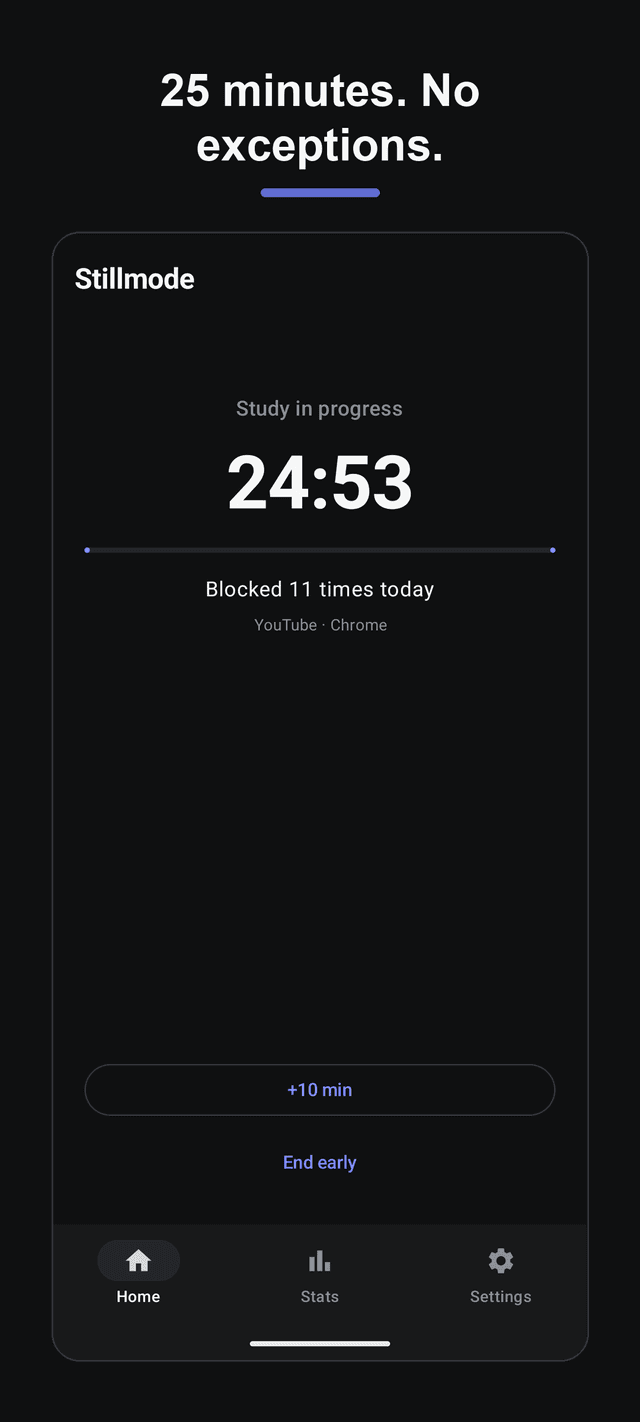 Stillmode screenshot