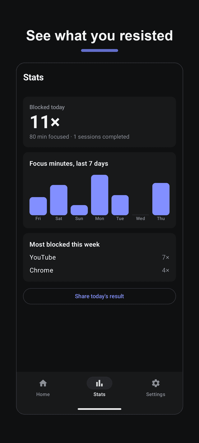 Stillmode screenshot