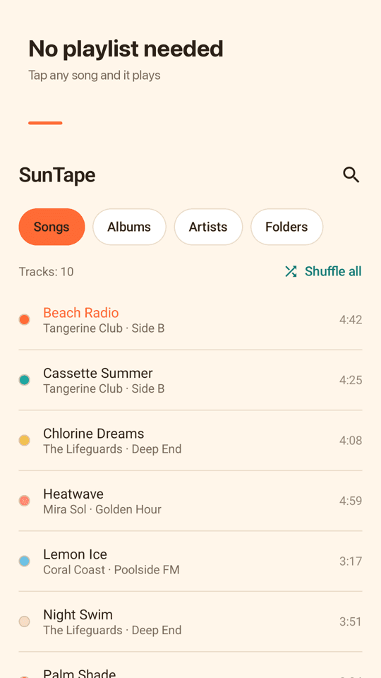 SunTape screenshot