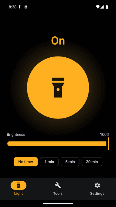 TapLight screenshot