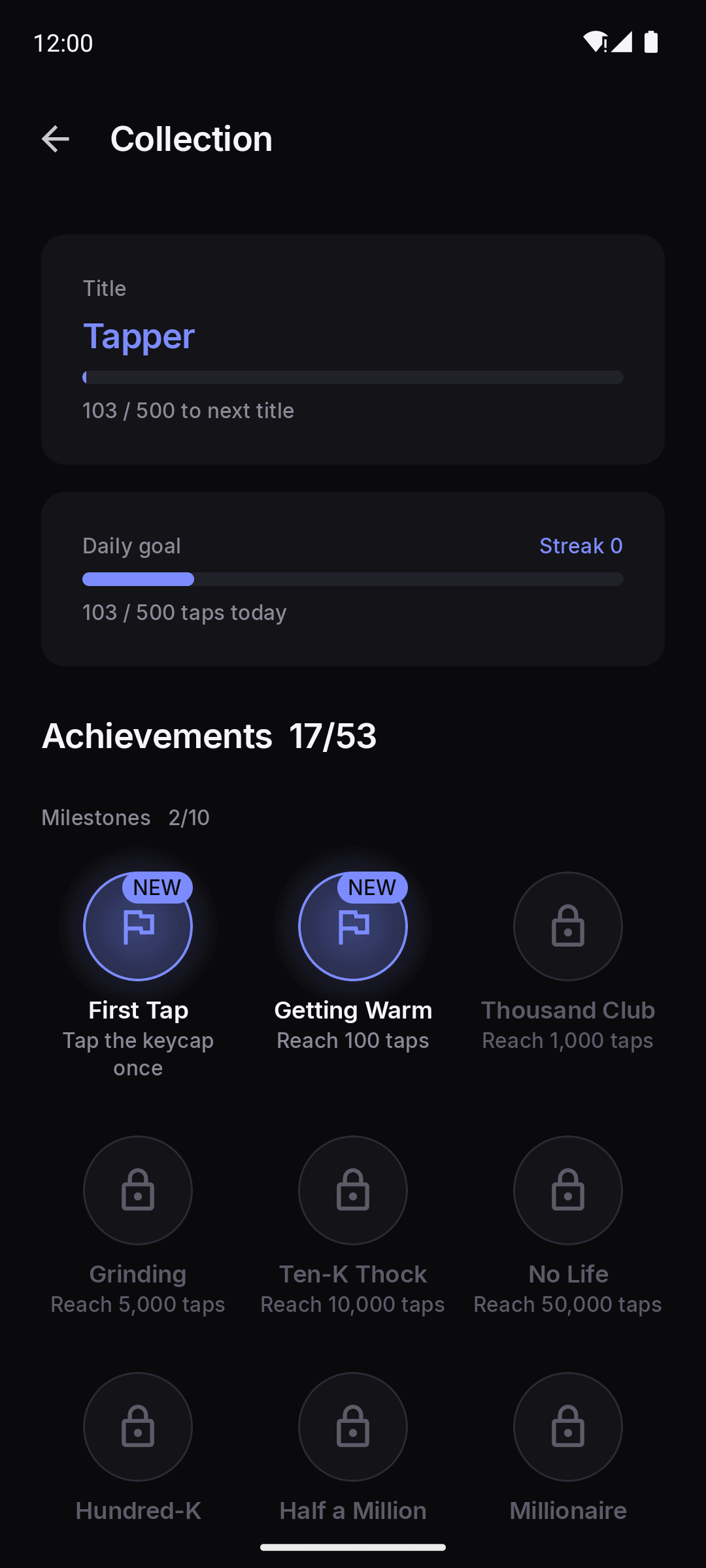 Collect all 53 achievements