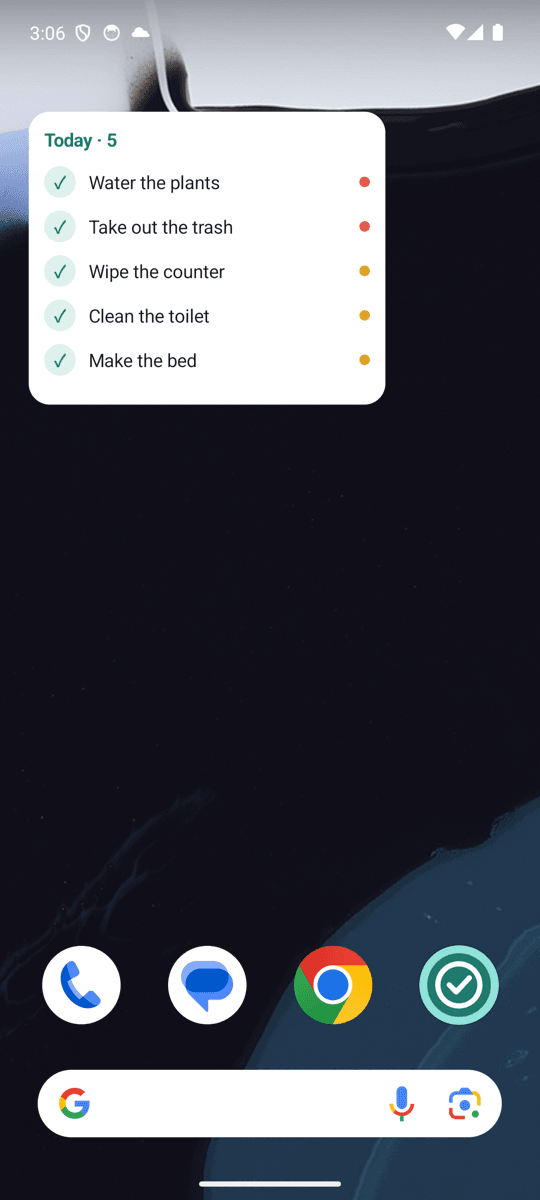 TidyDue screenshot