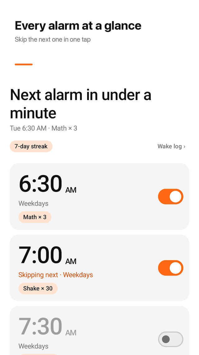 Wakedrill screenshot