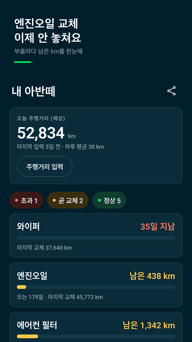 Wearline screenshot