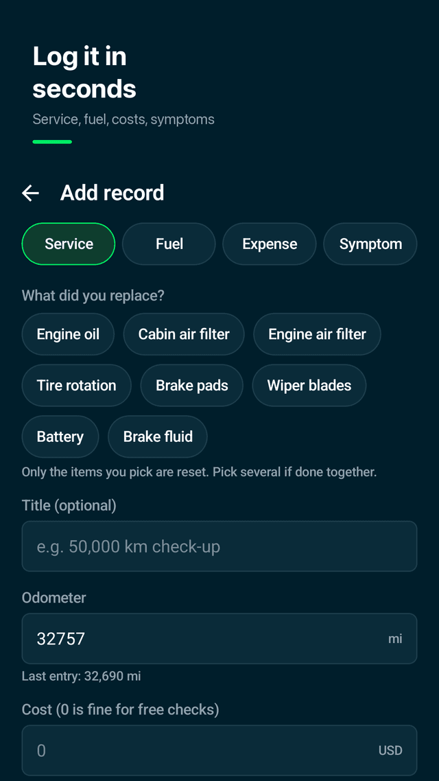 Wearline screenshot