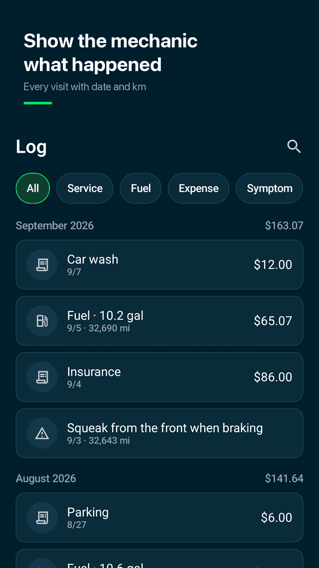 Wearline screenshot