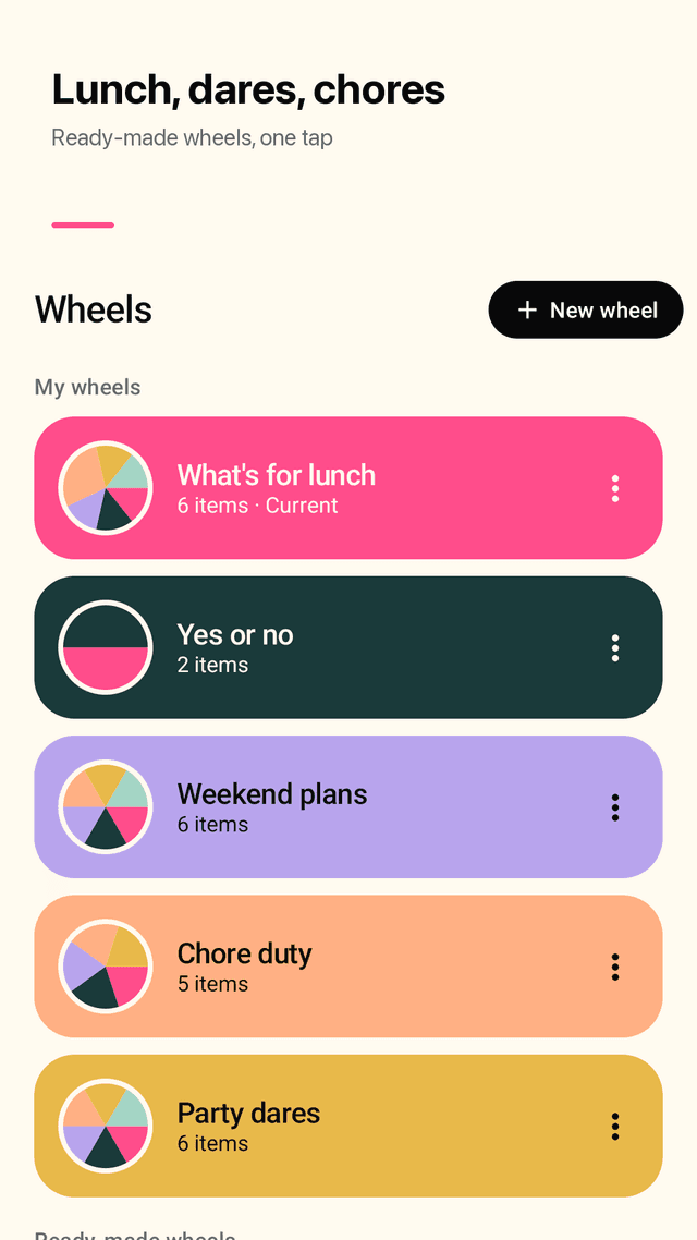 Whirlpick screenshot