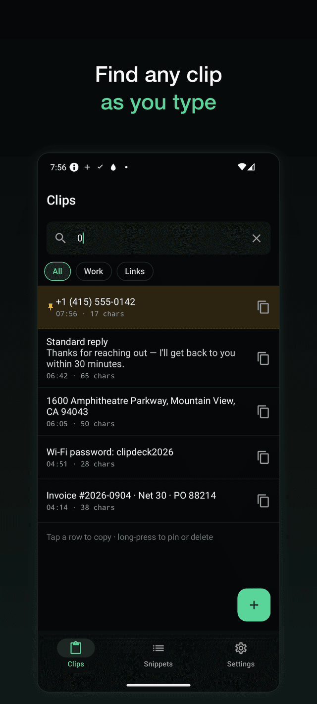 Clipdeck screenshot