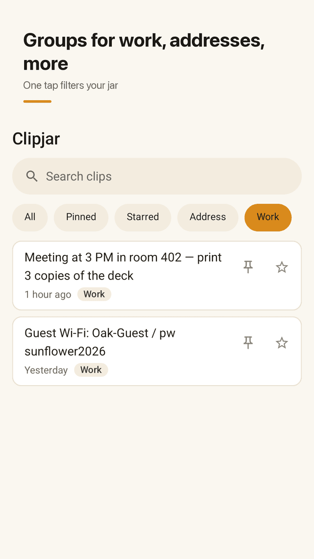 Clipjar screenshot