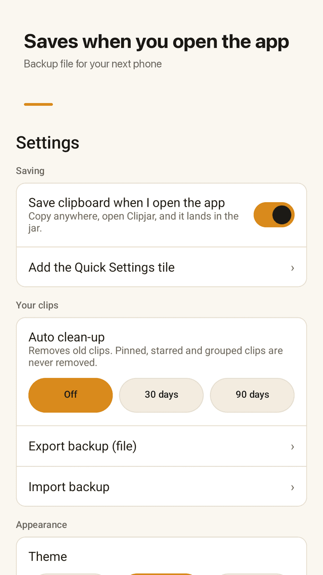 Clipjar screenshot