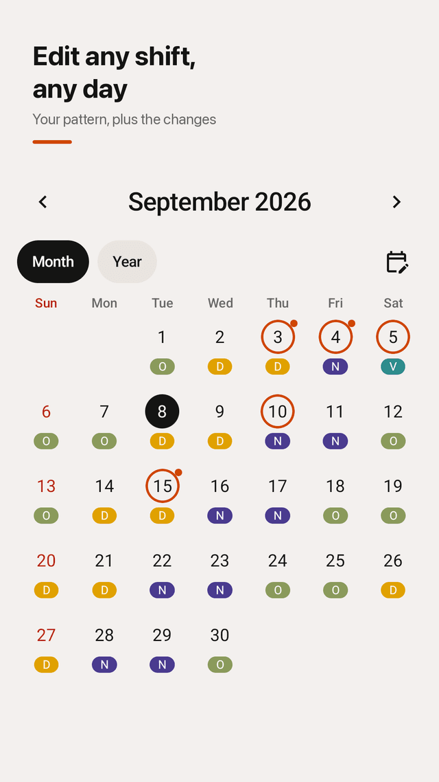 Dutymark screenshot