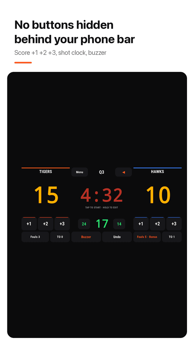Hoopclock screenshot