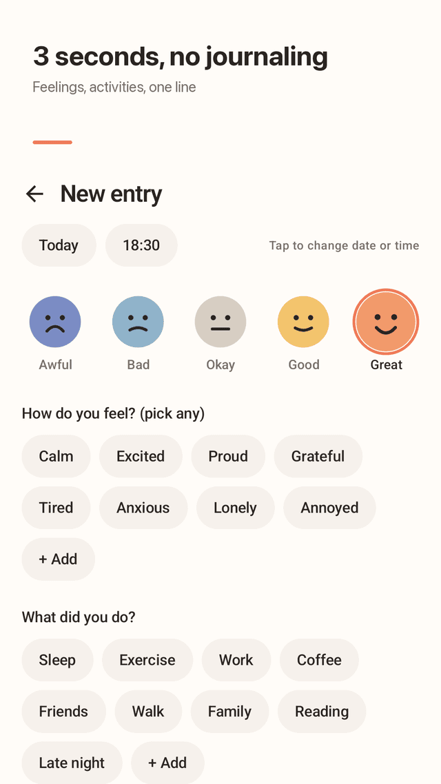 Moodtint screenshot