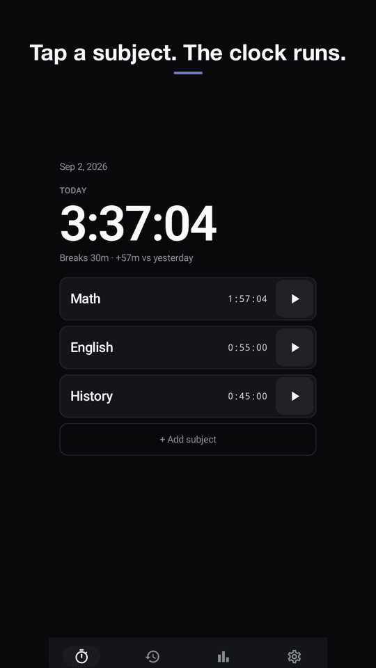 StudyTick screenshot