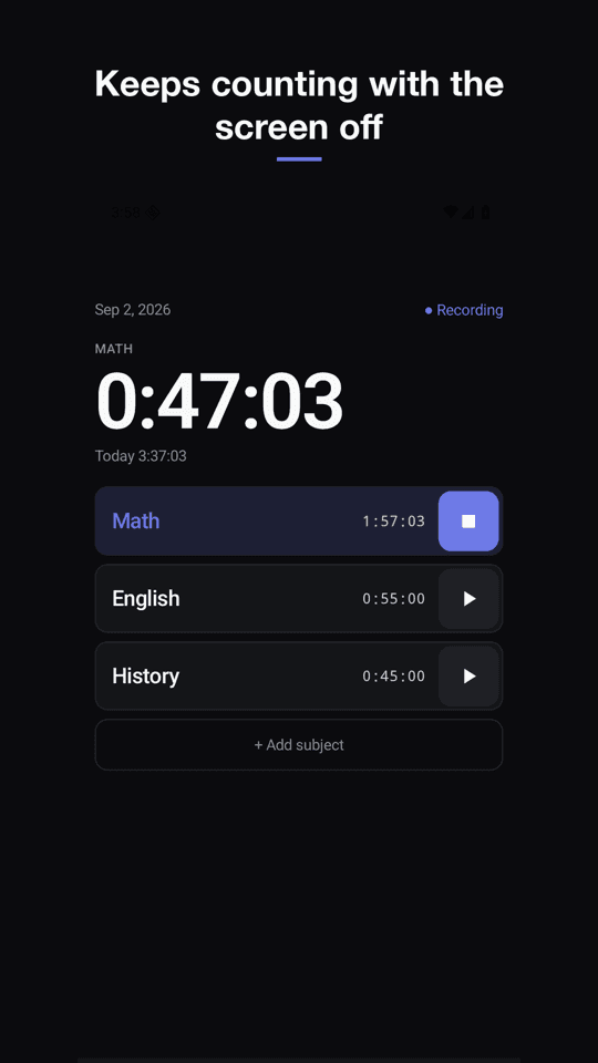 StudyTick screenshot