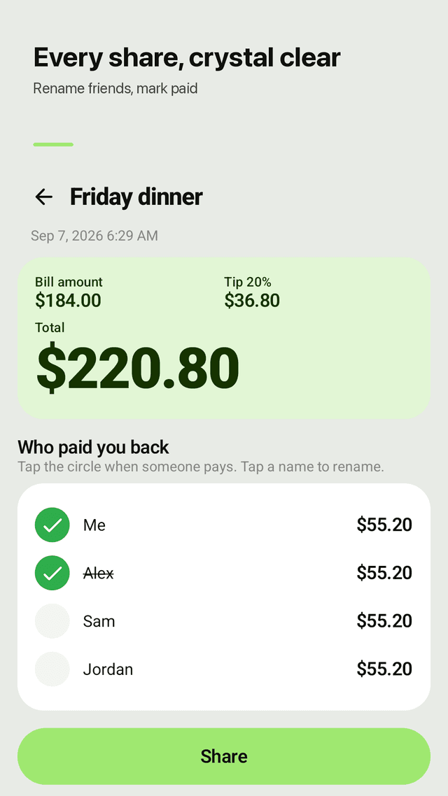 Tabwise screenshot