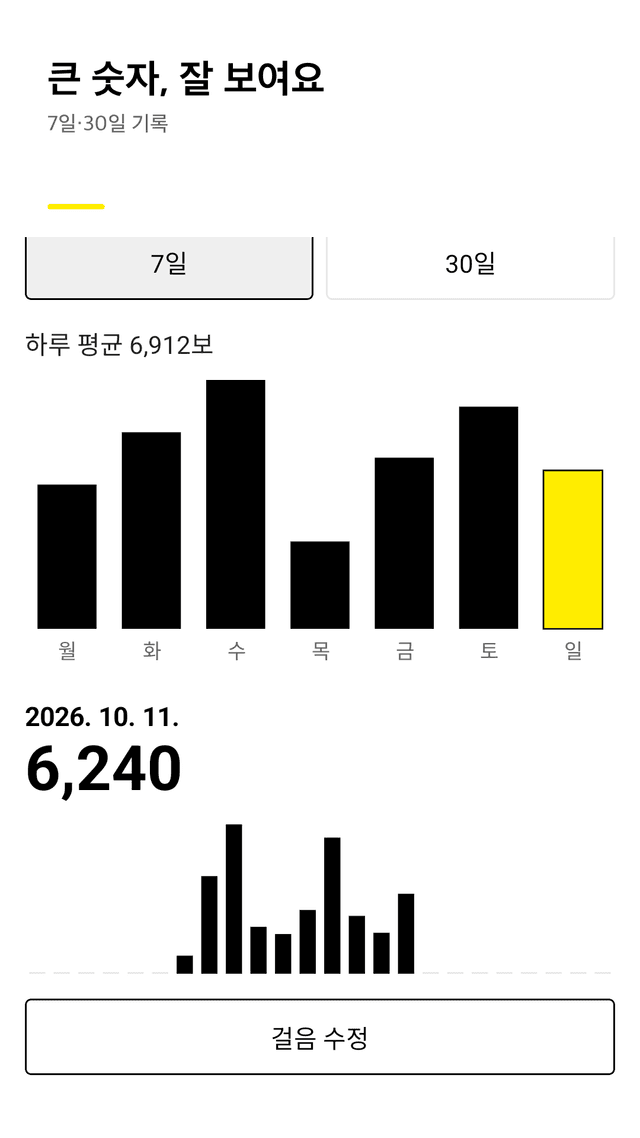 Tallystep screenshot