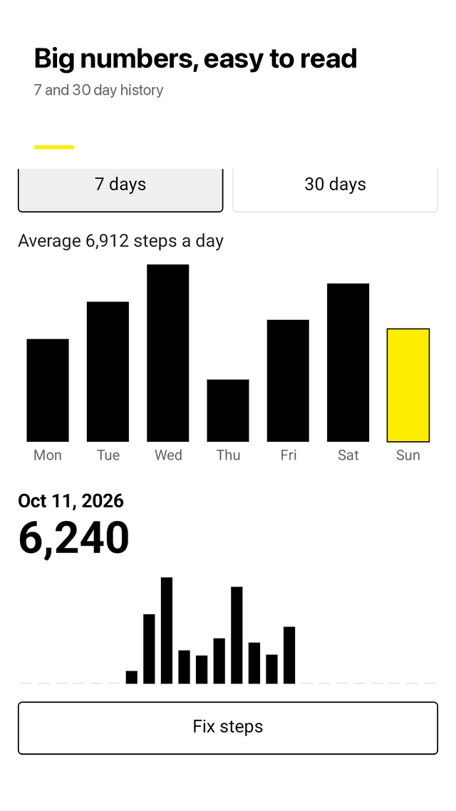 Tallystep screenshot