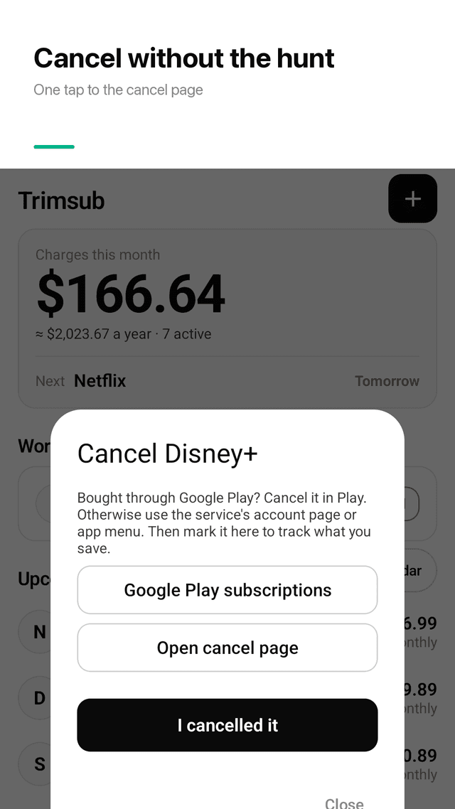 Trimsub screenshot