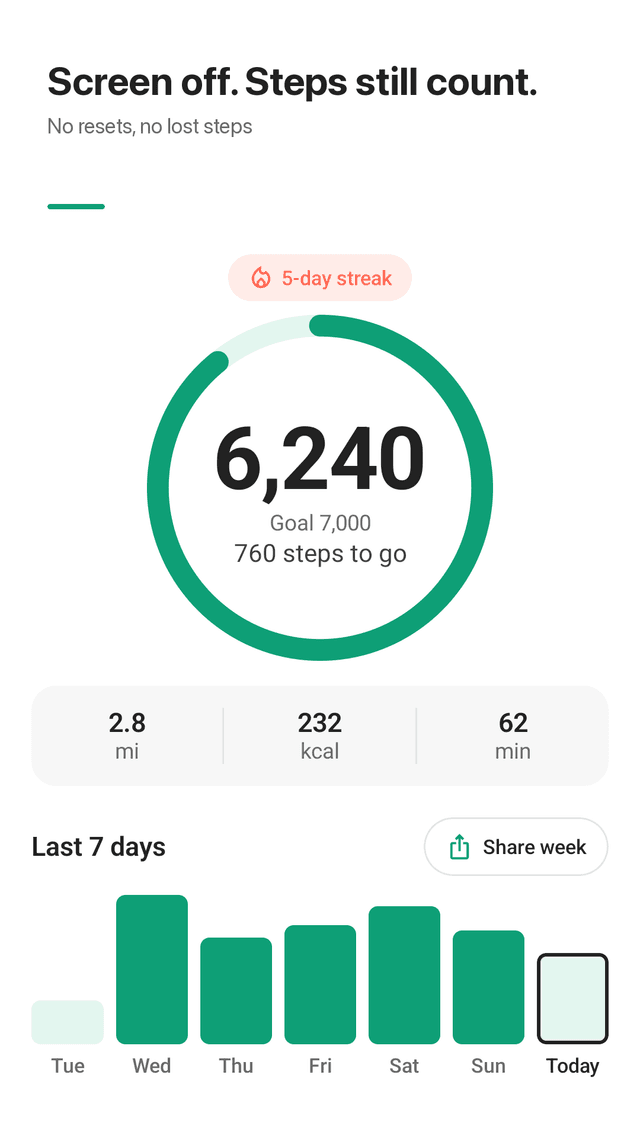 Walkmint screenshot
